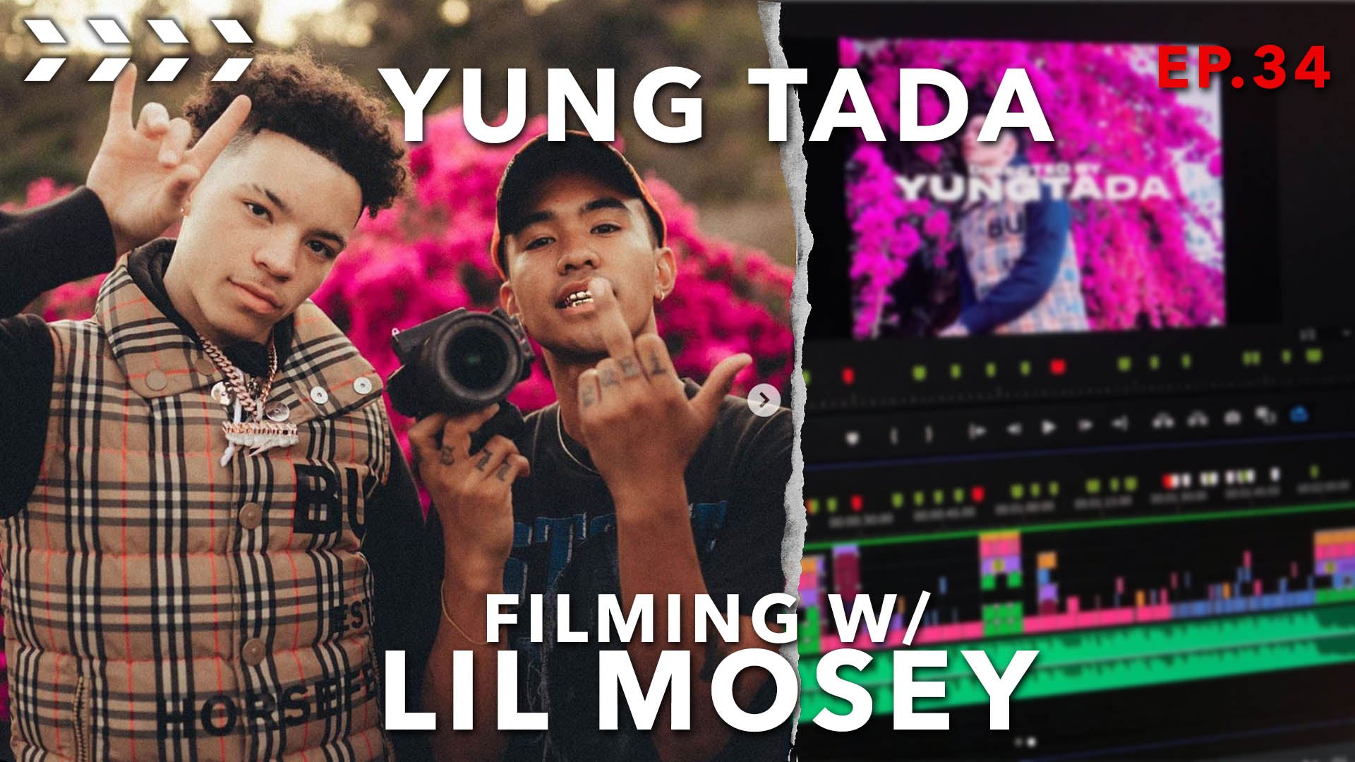 YUNGTADA on filming Lil Mosey's first music video | Ep.34