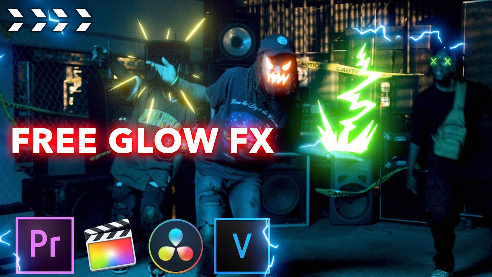 Find Easy-to-Use Glow Animation Video Effects for FREE from CinePacks