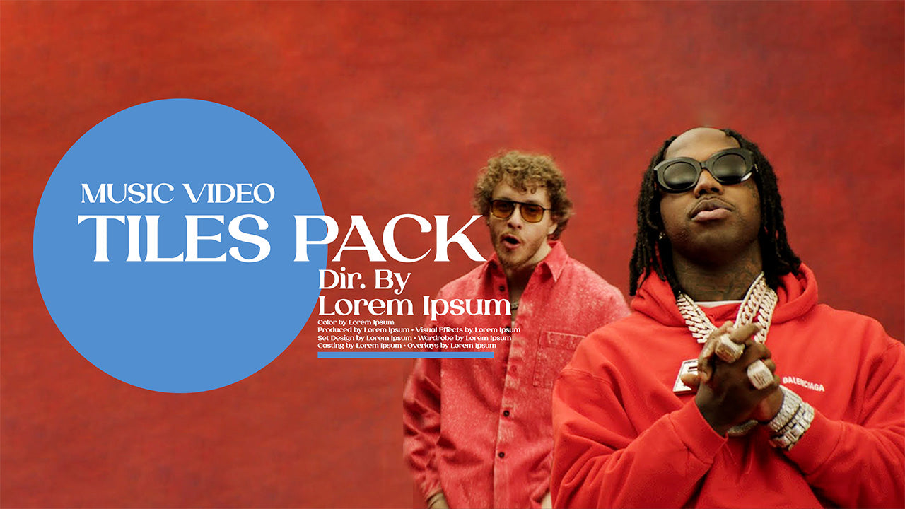 Easy to use Title Pack - Premiere Pro, After Effects, Photoshop