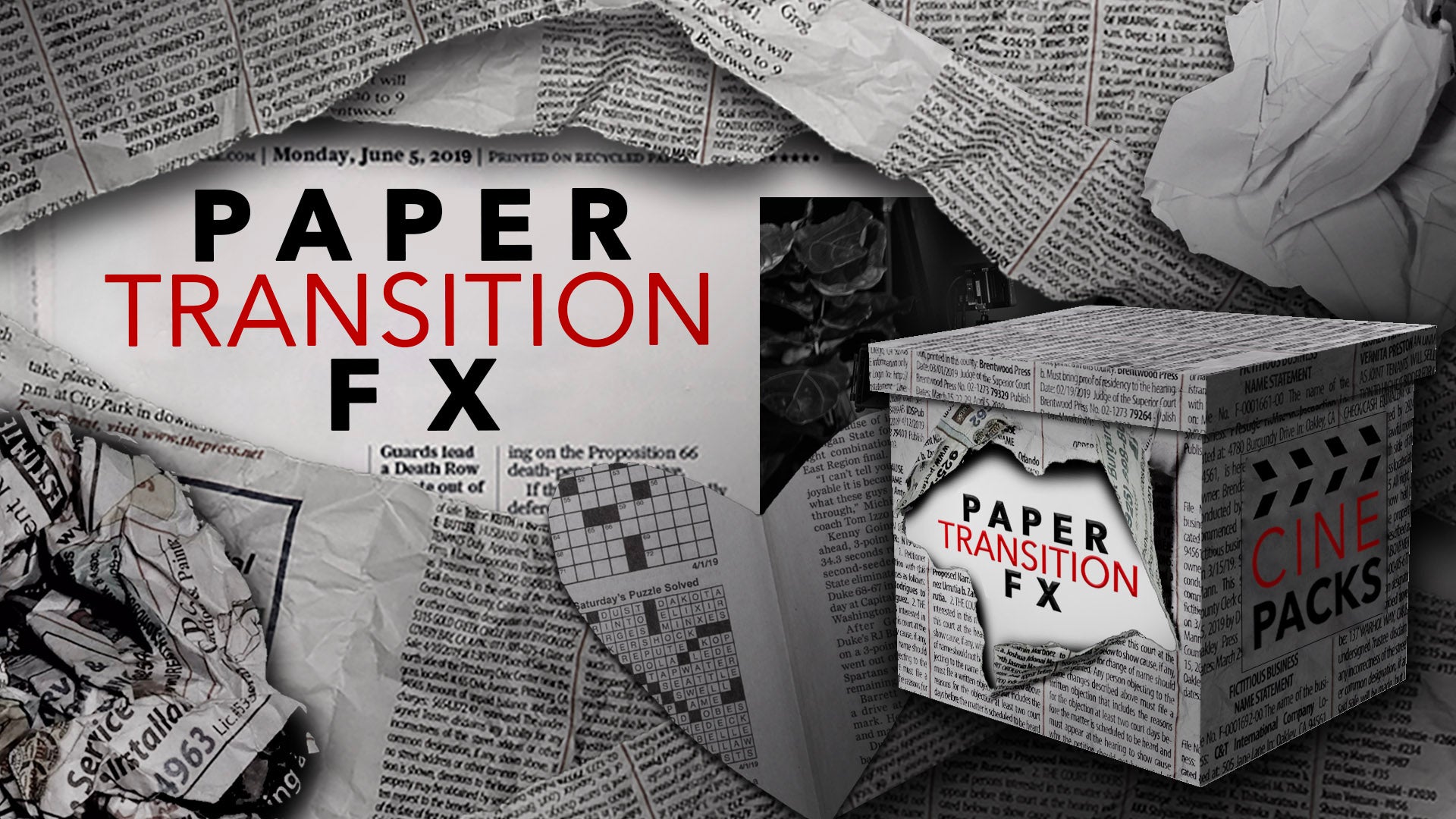 Paper Transition FX - CinePacks