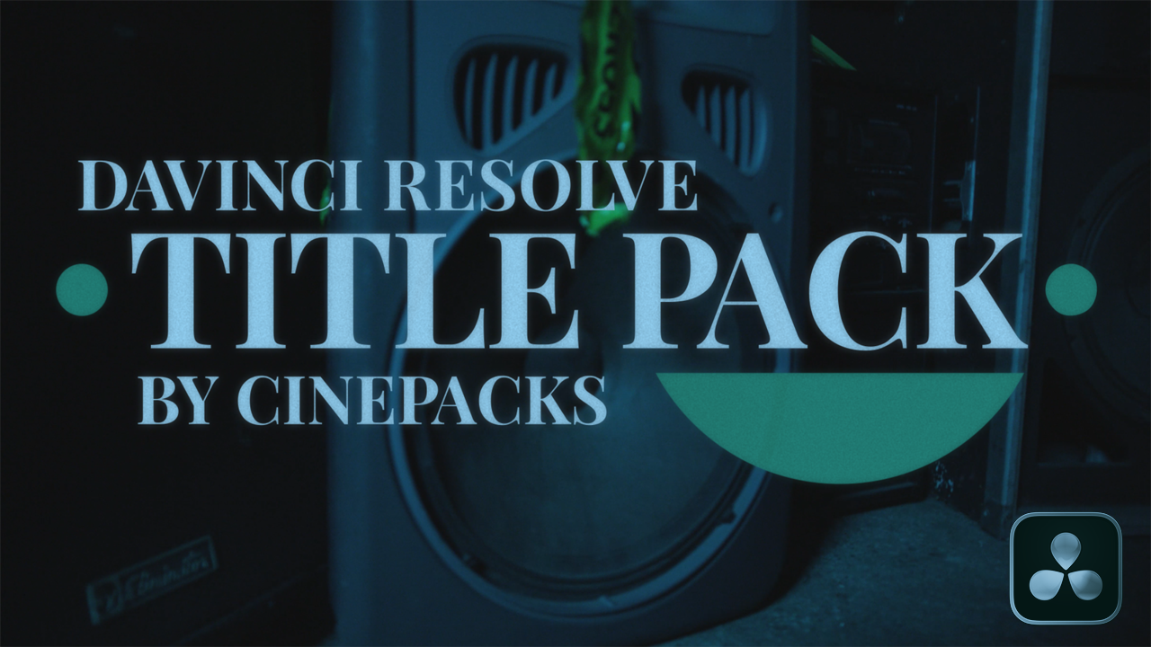 Music Video Title Pack for DaVinci Resolve!