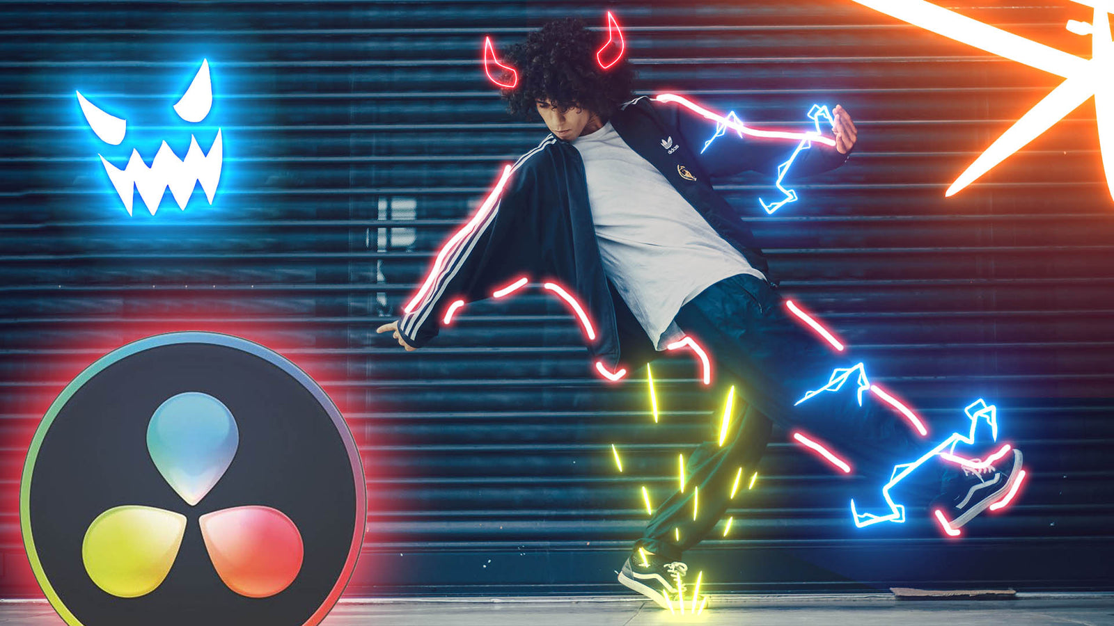Use our Neon Scribble Video Effects in DaVinci Resolve for Free!