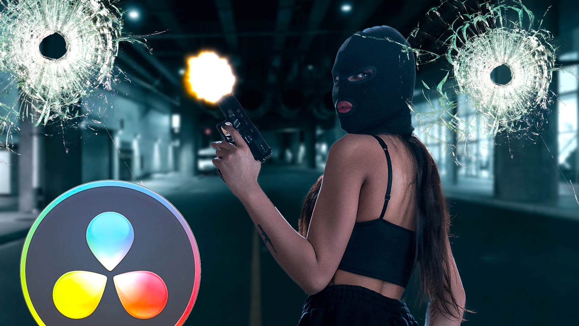 Create an Intense Action Scene in DaVinci Resolve with our Free Gun FX