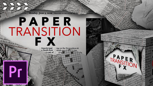 Paper Transinion Paper Transition FX (Tutorial) - CinePacks