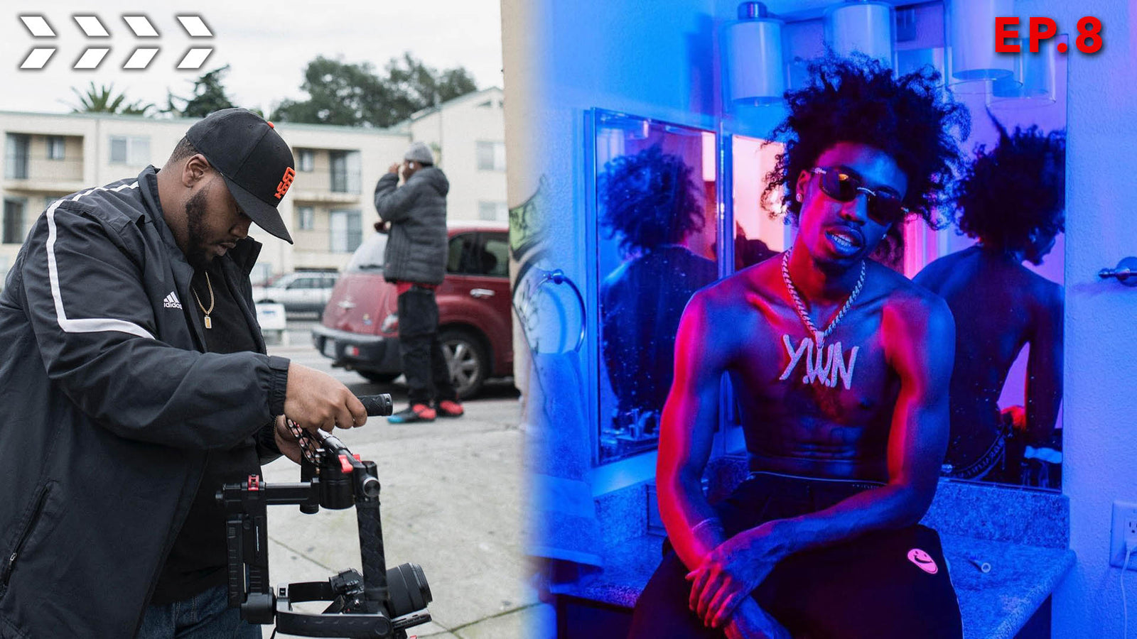 Bgiggz started filming for SOB x RBE and shooting for Adidas | Ep.8