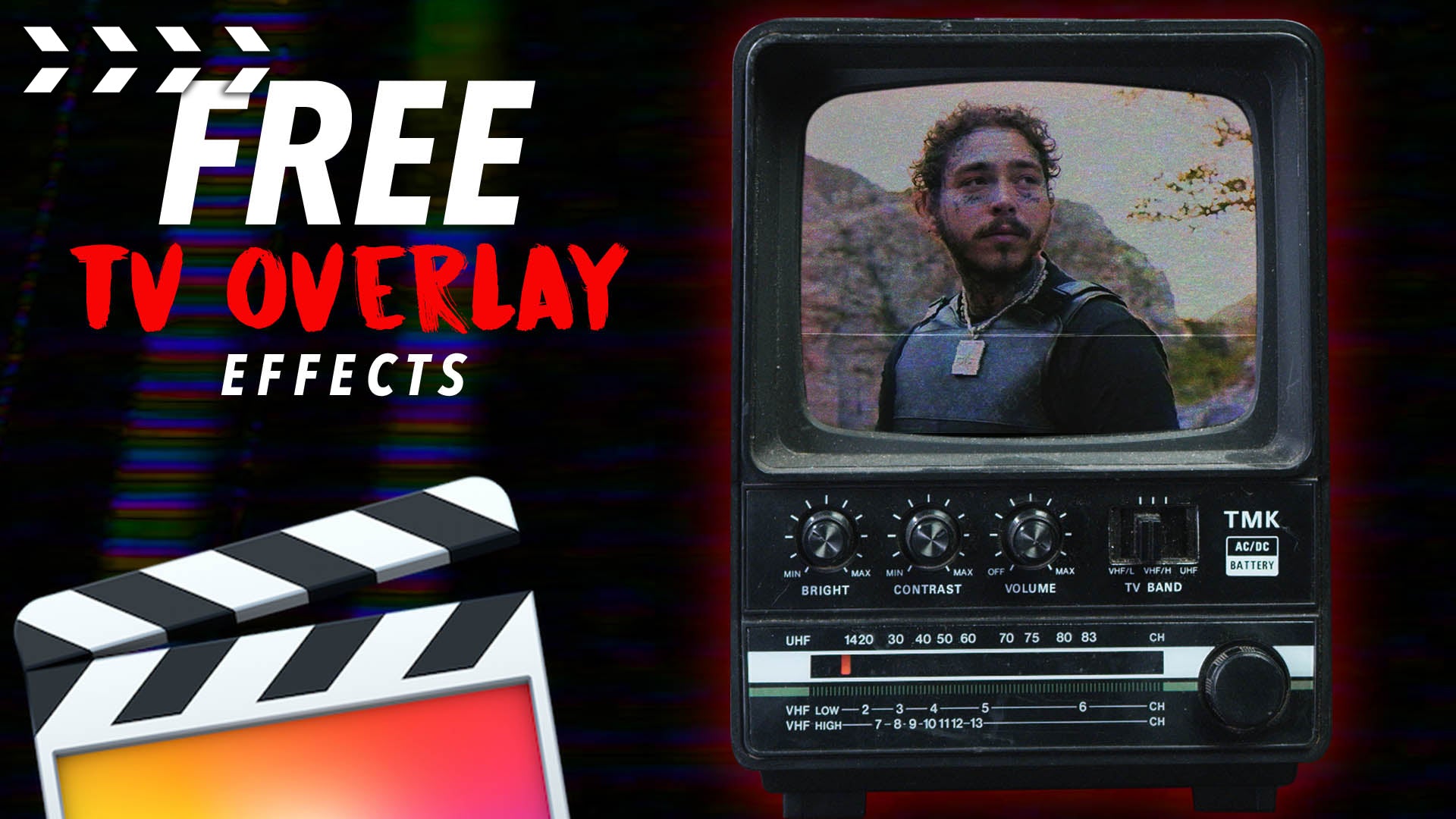 How to Get a FREE Pack of TV Overlay Video Effects in Final Cut