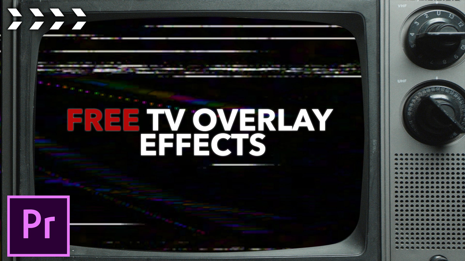 How to Get TV Overlay Video Effects for FREE in Adobe Premiere Pro